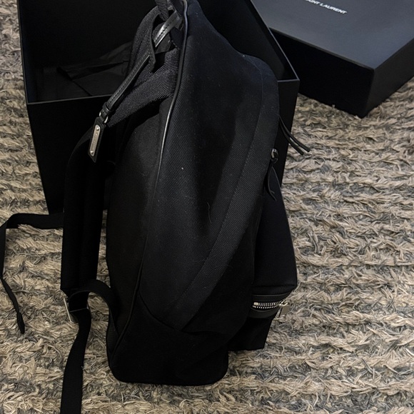 Unisex✨✨Saint Laurent Classic Black Backpack✨✨ - Picture 8 of 12